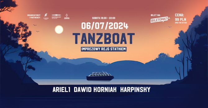 TANZBOAT – Imprezowy rejs statkiem 2024 | SZCZECIN