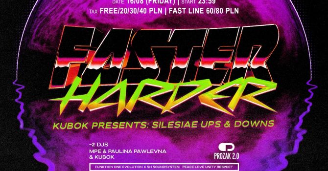 FASTER/HARDER: Silesiae Ups and Downs | Prozak 2.0