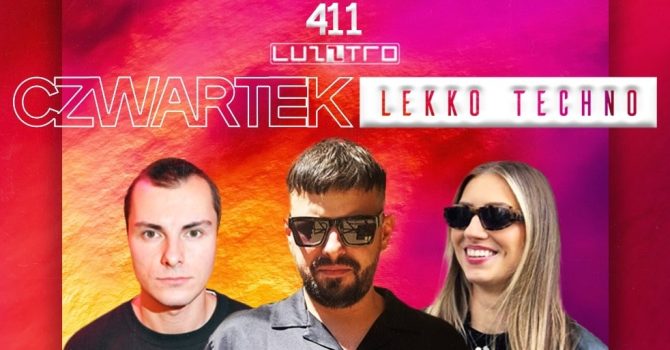AUDIOBIFOR czyli CZWARTEK LEKKO TECHNO 411 w. KALICKY  ADAM RULES  GABBY – Luzztro