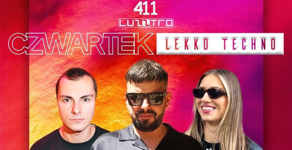 AUDIOBIFOR czyli CZWARTEK LEKKO TECHNO 411 w. KALICKY  ADAM RULES  GABBY – Luzztro
