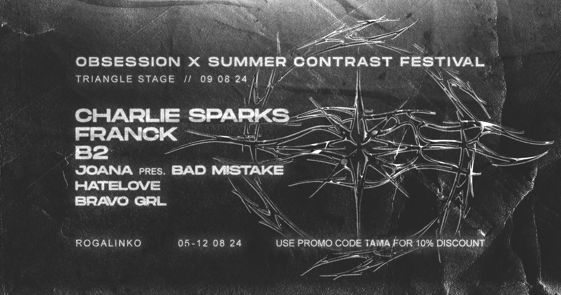 OBSESSION x SUMMER CONTRAST FESTIVAL