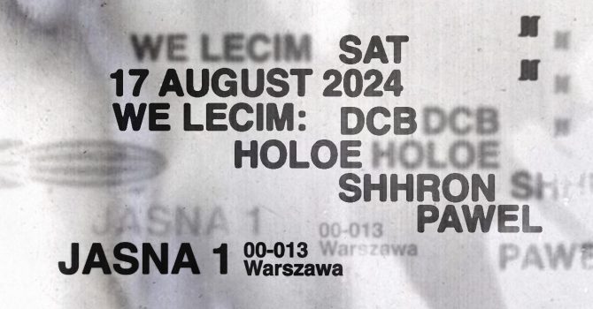 J1 | WE LECIM: DCB, holoe, shhron, PAWEL