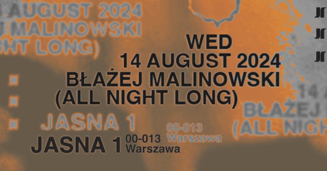 J1 | Błażej Malinowski All Night Long