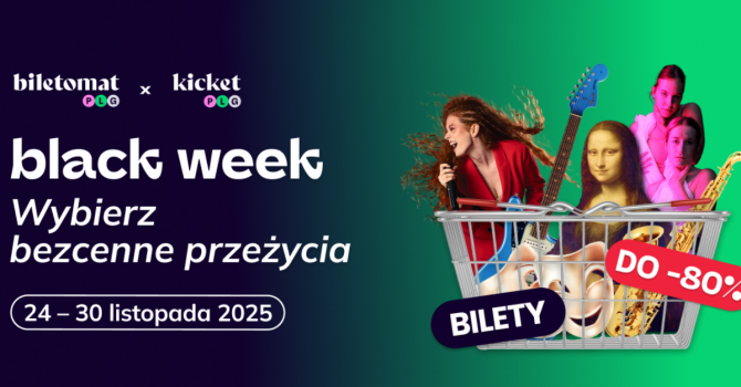 Kulturalny Black Week: Bilety na ponad 700 wydarzeń w całej Polsce nawet 80% taniej!